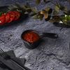 Соусник 100 мл d 7 см h5 см с ручкой Smooth Black Raw Stellar P.L. Proff Cuisine [6]