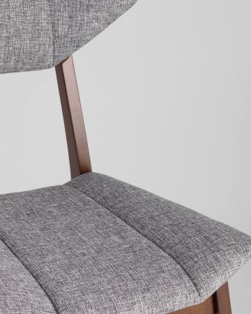 Стул обеденный TOR серый набор 4 шт. массив дерева