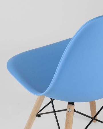 Стул Eames Style DSW голубой x4
