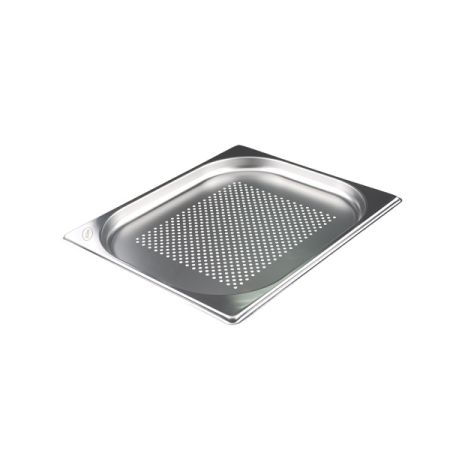 Гастроемкость 1/2 h= 20 мм. 325*265 мм. 1,2 л. нерж. перфорир. d=4 мм. MGsteel /1/6/12/