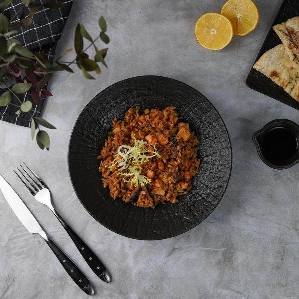 Салатник 900 мл d 22,5 см h5,4 см Black Raw Wood P.L. Proff Cuisine [3]