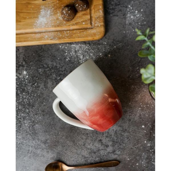 Кружка 450 мл красная d 9 см h11 см фарфор "The Sun Eco" P.L. Proff Cuisine [4]