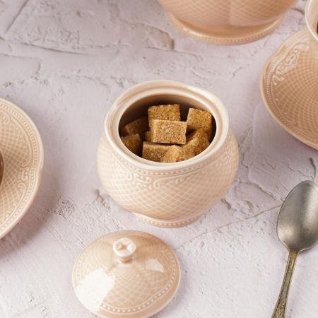 Сахарница 220 мл d 9,5 см h10 см Aristocrat Peach Tea Noble [1]