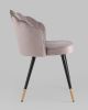 Стул Камилла велюр пепельно-розовый