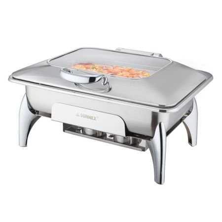 Мармит 8,5 л 1/1*65 с откидной крышкой и окном Vienna SUNNEX