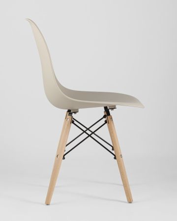 Стул Eames Style DSW бежевый x4