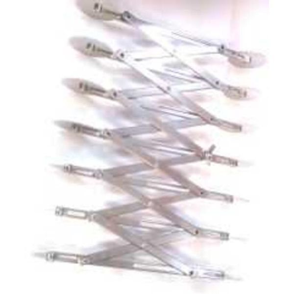 Нож роликовый для теста двухсторонний, раздвижной, 14 лезвий, 70 см, нержавейка, P.L. Pr