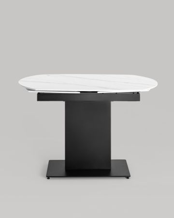 Стол обеденный Хлоя раскладной 120-180*90 керамика светлая