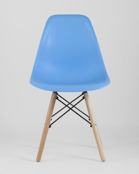 Стул Eames Style DSW голубой x4