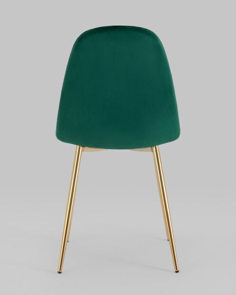 Стул Валенсия SN велюр зеленый золотые ножки