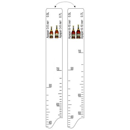 Барная линейка "Арарат" 3-5 зв (500мл/700мл) / "Арарат" 6-10 лет (500мл/700мл), P.L. Pro