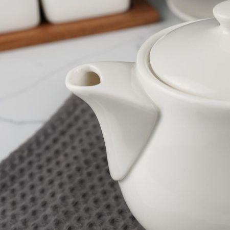 Чайник 450 мл d 10,1 см h11 см белый фарфор P.L. Proff Cuisine [1]