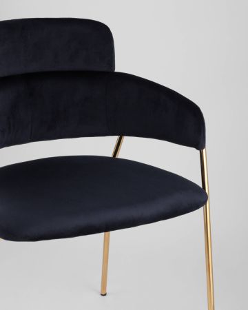 Стул Полин темно-синий