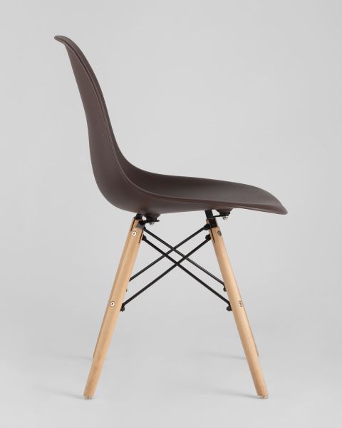 Стул Eames DSW коричневый x4