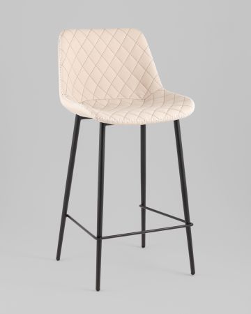 Стул барный Arch экокожа светло-серый