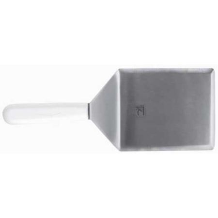 Лопатка 15*13 см острые края 32,5 см нерж. с пласт. ручкой черная Proff Chef Line