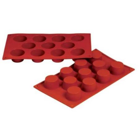 Форма кондитерская "Маффин" 11 ячеек d 50 мм, h 30 мм силикон (30*17,5 см) P.L.