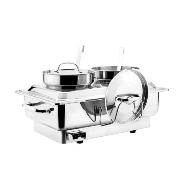 Мармит суповой 4 л 2 емкости, электрический 220V 840W, 62*36*31,5 см 83 Series SUNNEX