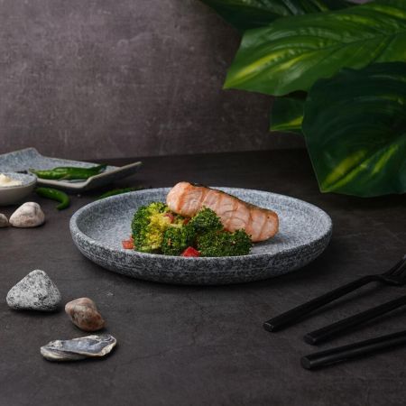 Тарелка с бортом d 23,3 см h3,1 см Stone Untouched Taiga P.L. Proff Cuisine [1]