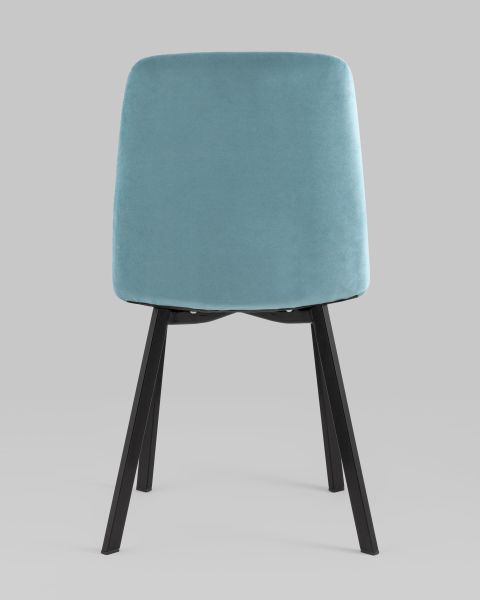 Стул Oliver Square велюр пыльно-голубой