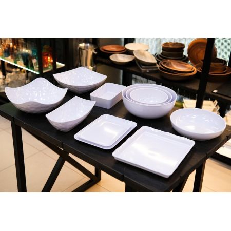 Блюдо 28,9*20,3*2,3 см прямоуг. с бортом White пластик меламин P.L. Proff Cuisine