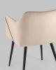 Стул с подлокотниками Джоэл велюр бежевый