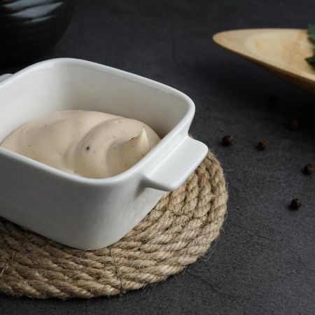 Соусник 60 мл 7*7 см h3,3 см Mini Mix с ручками белый фарфор P.L. Proff Cuisine [6]