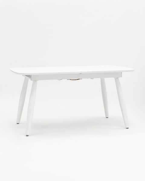 Стол обеденный Чикаго раскладной 160-200*90 белый