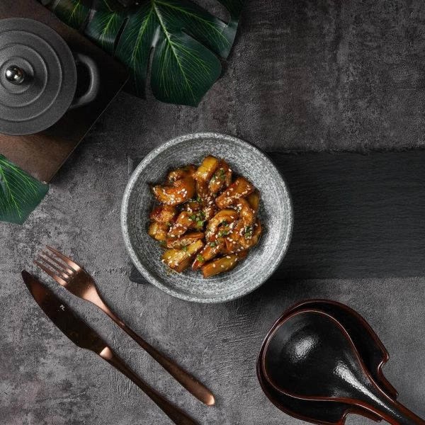 Салатник 340 мл d 15,5 см h4 см глазурь Glossy Stone Untouched Taiga P.L. Proff Cuisine [1]