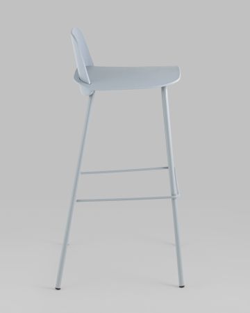 Стул барный Mist серо-голубой