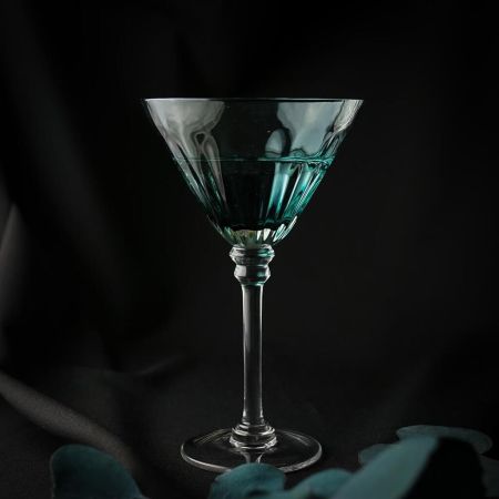 Рюмка коктейльная 350 мл Мартини голубая "Azure" d 12,5 см h19,5 см P.L. - BarWare [4]