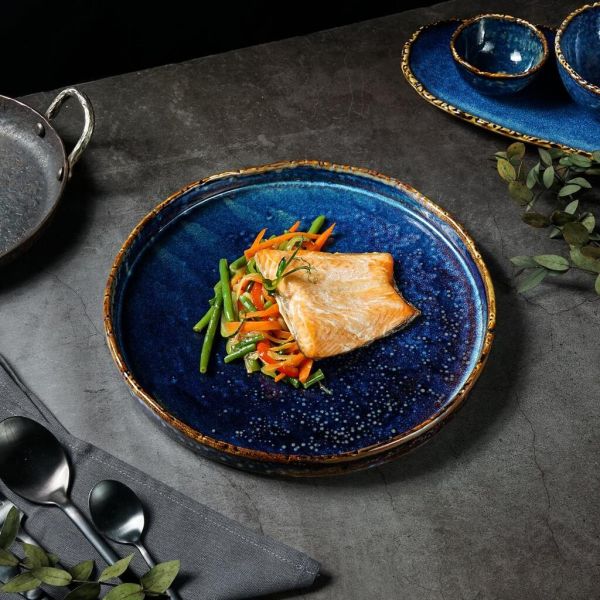 Тарелка с бортом d 26,5 см h3 см Aqua Blue P.L. Proff Cuisine [6]