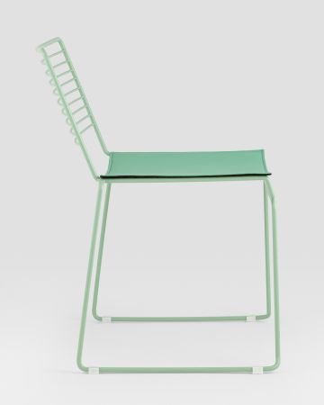 Стул обеденный Danny зеленый с подушкой