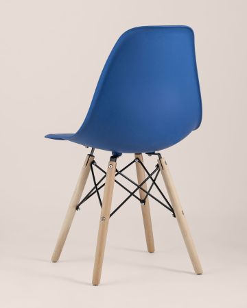 Стул Eames Style DSW синий x4
