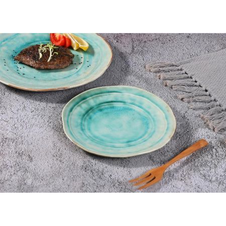 Тарелка d 20,5 см h2,5 см Sea Blue Frutti di Mare P.L. [1]