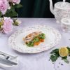 Блюдо овальное 34*27 cм h2,5 см Retro Ritz-La Vie En Rose Noble [1]