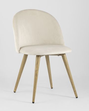 Стул Лион велюр кремовый
