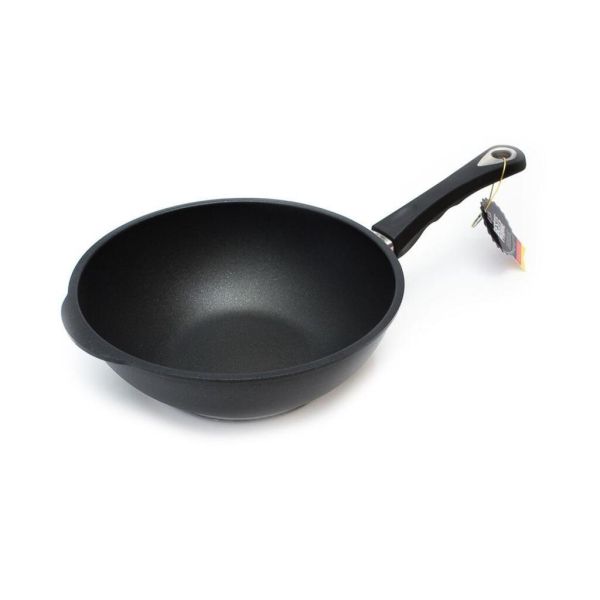 Сковорода Вок (WOK) 26 см h 9 см алюм. с антиприг. покрыт. AMT