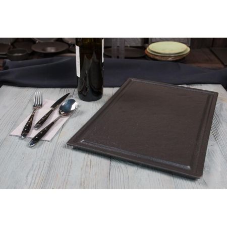 Блюдо прямоугольное 42*28 см h1,6 см Black Raw Stellar P.L. Proff Cuisine [1]