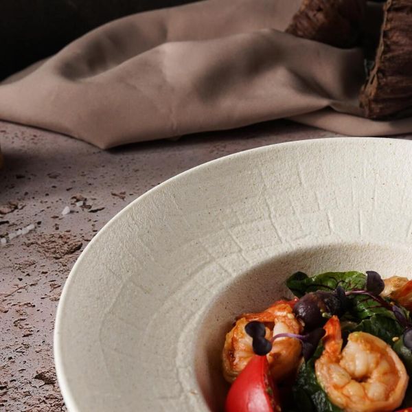 Тарелка глубокая 350 мл d 25 см h7,5 смдля пасты Elephant Ivory d 25*7,5 см, P.L. Proff Cuisine [1]