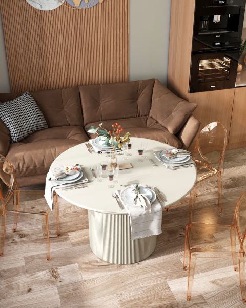 Стол обеденный Ballet 120*75 серый