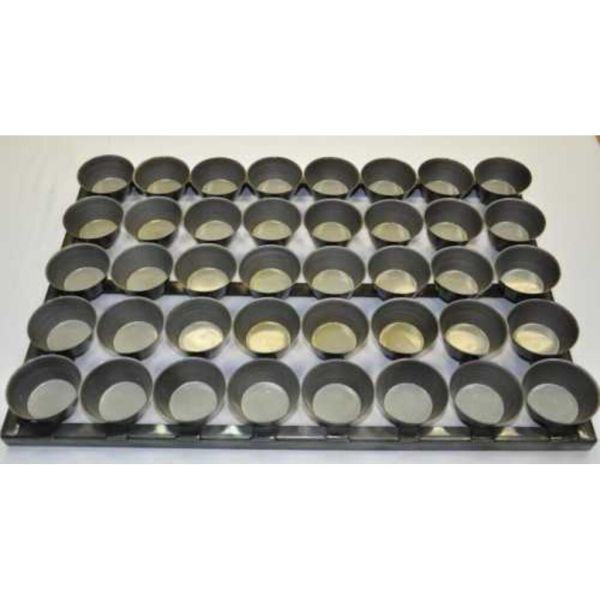 Сборка форм для выпечки на решетке "Маффин", 5*7*3 см, 40 шт, решетка 60*40 с, P.L. Prof