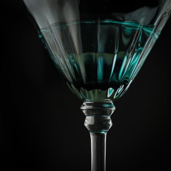 Рюмка коктейльная 350 мл Мартини голубая "Azure" d 12,5 см h19,5 см P.L. - BarWare [4]