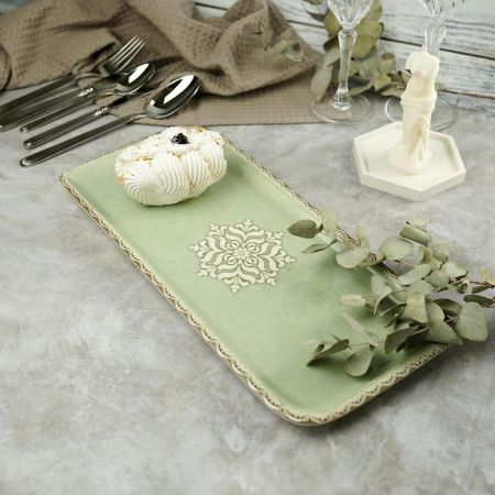 Блюдо прямоугольное 35*16 см Rome By Bone Innovation [1]