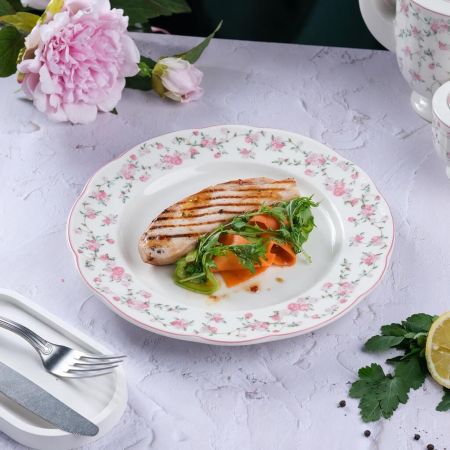 Тарелка d 27 cм Retro Ritz-La Vie En Rose Noble [6]