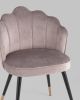 Стул Камилла велюр пепельно-розовый