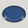 Блюдо овальное RAK Porcelain LEA Blue (синий цвет) 26 см