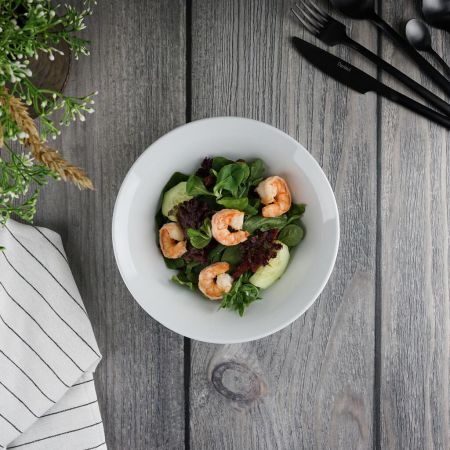 Салатник 800 мл d 20 см h5,8 см белый фарфор Glory Eco P.L. Proff Cuisine [4]