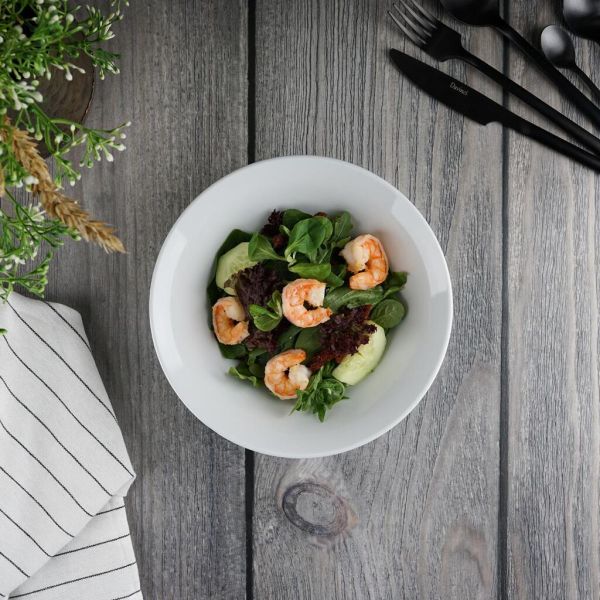 Салатник 800 мл d 20 см h5,8 см белый фарфор Glory Eco P.L. Proff Cuisine [4]