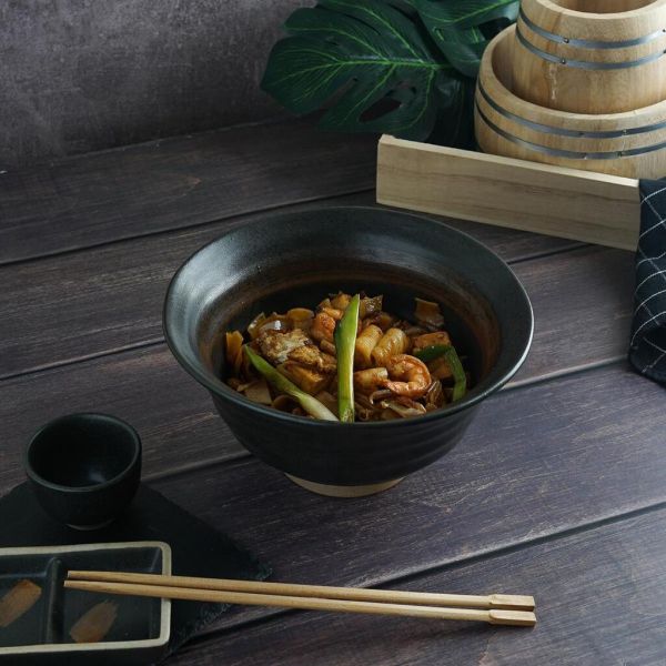 Салатник 940 мл миска для лапши d 19,5 см h10 см Dark Matt Panasia P.L. Proff Cuisine [1]